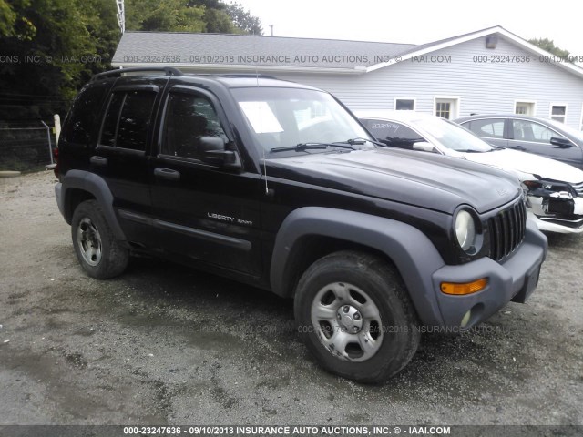 1J4GL48K83W631061 - 2003 JEEP LIBERTY SPORT/FREEDOM BLACK photo 1