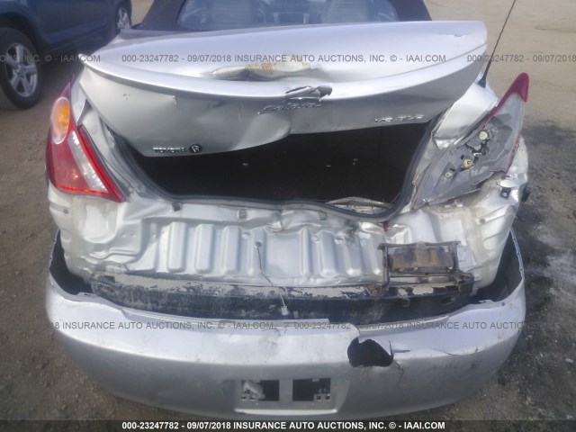 4T1FA38P76U092098 - 2006 TOYOTA CAMRY SOLARA SE/SLE Gümüş foto 6