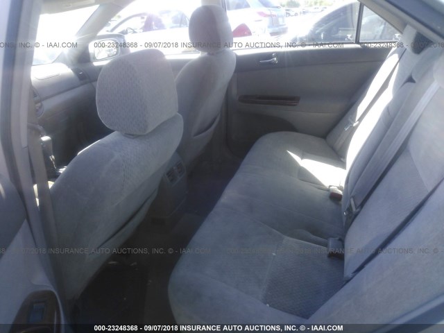 4T1BE32K12U074352 - 2002 TOYOTA CAMRY LE/XLE/SE SILVER photo 8