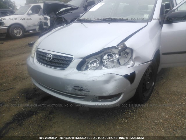 1NXBR32EX8Z042331 - 2008 TOYOTA COROLLA CE/LE/S SILVER photo 6