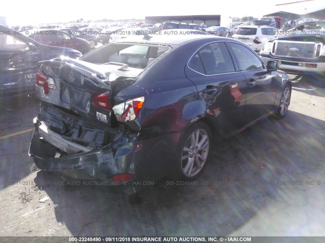 JTHBE262072009891 - 2007 LEXUS IS 350 GRAY photo 4