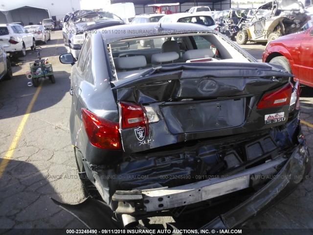 JTHBE262072009891 - 2007 LEXUS IS 350 GRAY photo 6