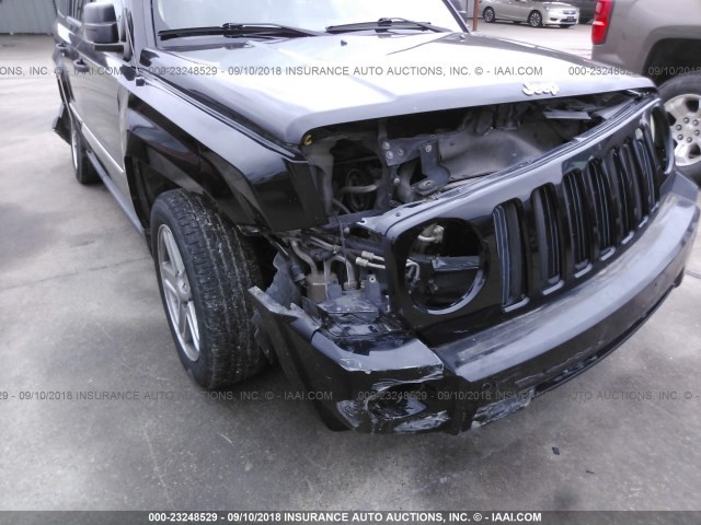 1J8FF48W68D621541 - 2008 JEEP PATRIOT LIMITED BLACK photo 6