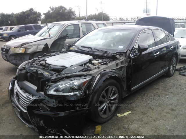 JTHCL5EF9D5019233 - 2013 LEXUS LS 460 BLACK photo 2