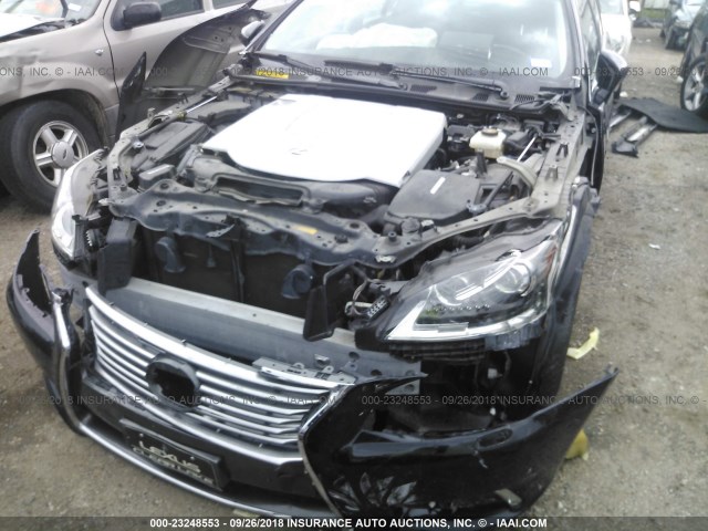 JTHCL5EF9D5019233 - 2013 LEXUS LS 460 BLACK photo 6