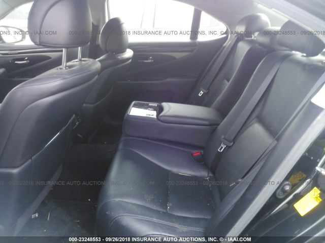 JTHCL5EF9D5019233 - 2013 LEXUS LS 460 BLACK photo 8