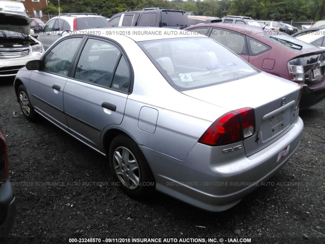 2HGES16364H622547 - 2004 HONDA CIVIC DX VP Gümüş foto 3