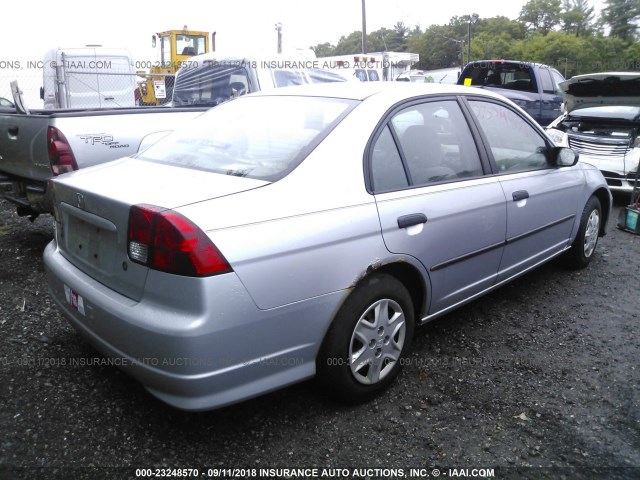 2HGES16364H622547 - 2004 HONDA CIVIC DX VP Gümüş foto 4