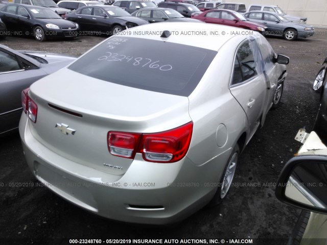 1G11B5SA5DF159495 - 2013 CHEVROLET MALIBU LS GOLD photo 4
