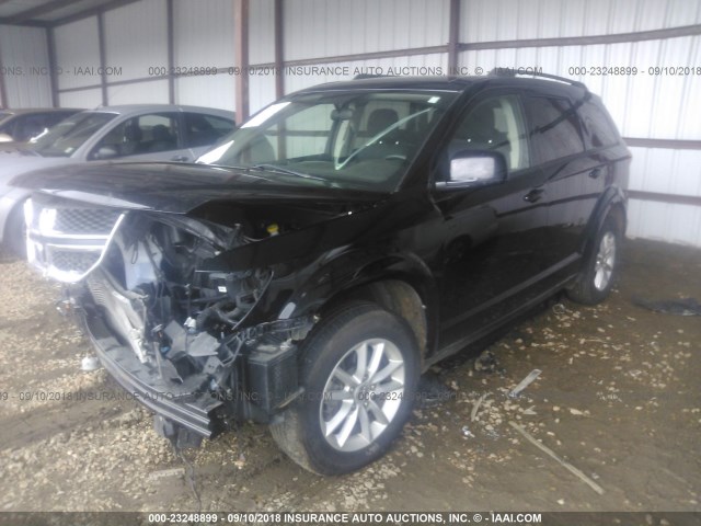 3C4PDCBG0GT122532 - 2016 DODGE JOURNEY SXT BLACK photo 2