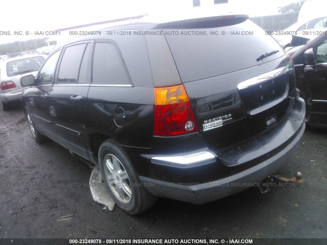 2A4GM68466R787333 - 2006 CHRYSLER PACIFICA TOURING BLACK photo 3