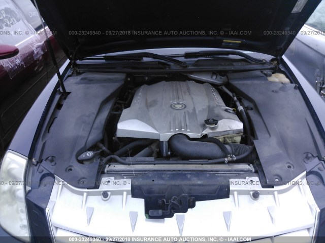 1G6DC67A750141944 - 2005 CADILLAC STS BLUE photo 10