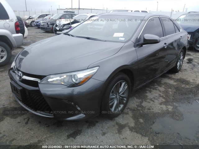 4T1BF1FK7HU404564 - 2017 TOYOTA CAMRY LE/XLE/SE/XSE GRAY photo 2