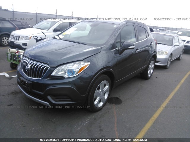 KL4CJESB3GB661925 - 2016 BUICK ENCORE GRAY photo 2