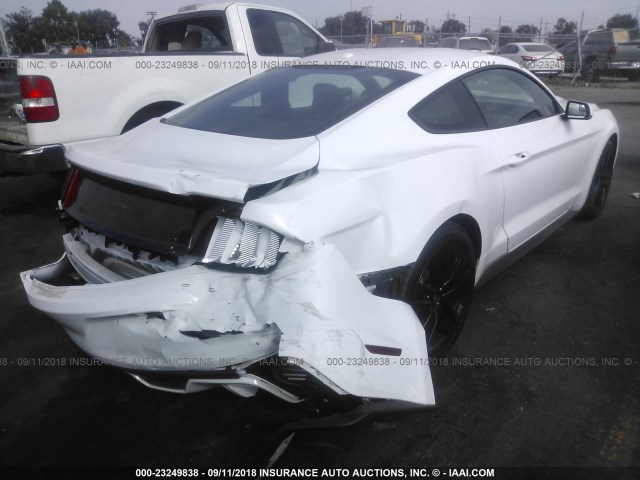1FA6P8TH4H5306712 - 2017 FORD MUSTANG WHITE photo 4