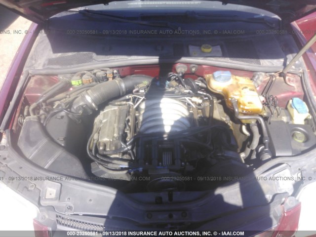 WVWRH63B82P449890 - 2002 VOLKSWAGEN PASSAT GLX 栗色 照片 10