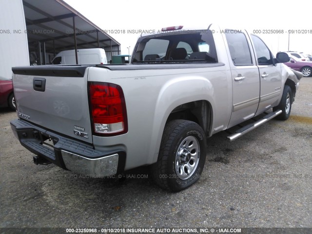 3GTEC13C59G107496 - 2009 GMC SIERRA C1500/C1500 SL GRAY photo 4