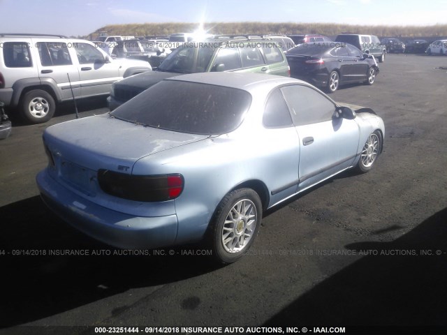 JT2AT86F5L0008632 - 1990 TOYOTA CELICA ST Light Blue photo 4