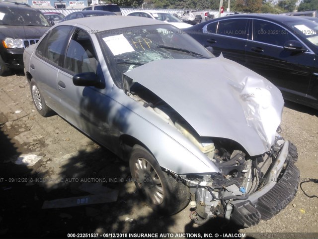 1G1JC524X17127185 - 2001 CHEVROLET CAVALIER CNG SILVER photo 1