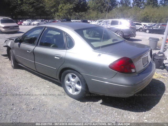 1FAFP55U31A169963 - 2001 FORD TAURUS SES Champagne photo 3