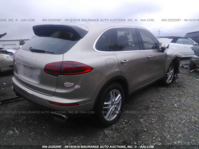 WP1AF2A29FLA43210 - 2015 PORSCHE CAYENNE BEIGE photo 4