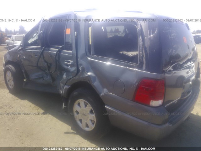 1FMRU15W63LB88830 - 2003 FORD EXPEDITION XLT GRAY photo 3