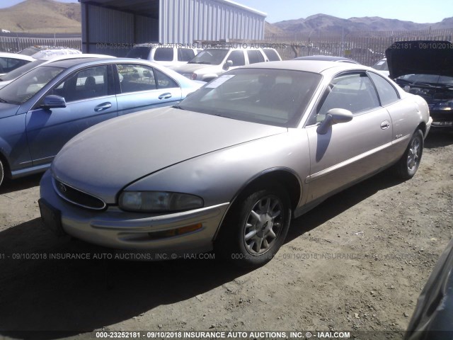 1G4GD2214S4733275 - 1995 BUICK RIVIERA GOLD photo 2