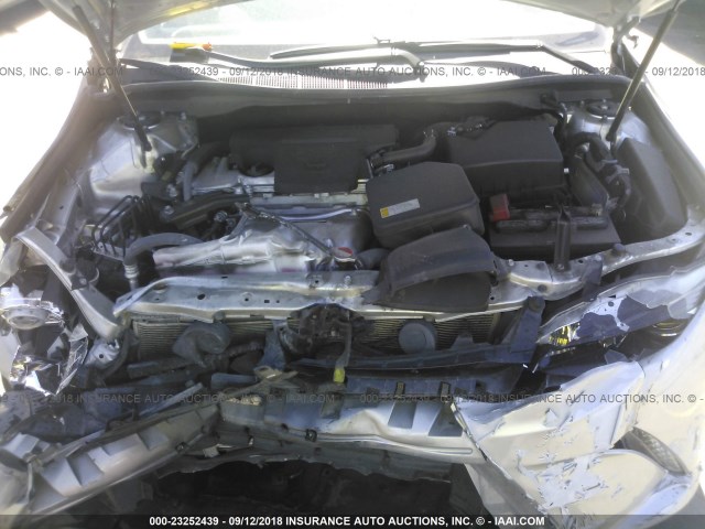 4T1BF1FK8GU188206 - 2016 TOYOTA CAMRY LE/XLE/SE/XSE SILVER photo 10