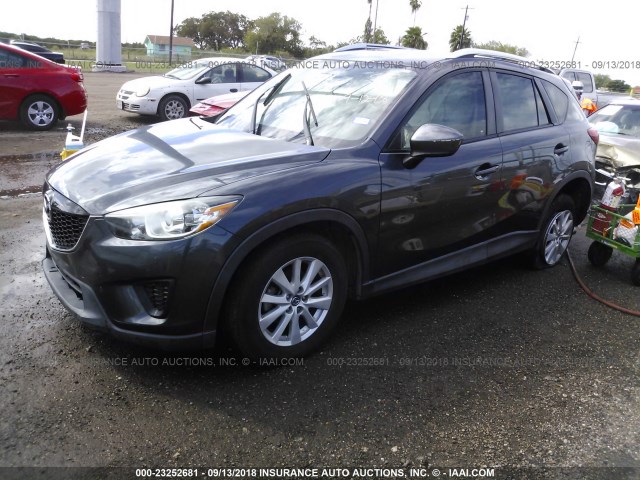 JM3KE2BE3E0342751 - 2014 MAZDA CX-5 SPORT GRAY photo 2