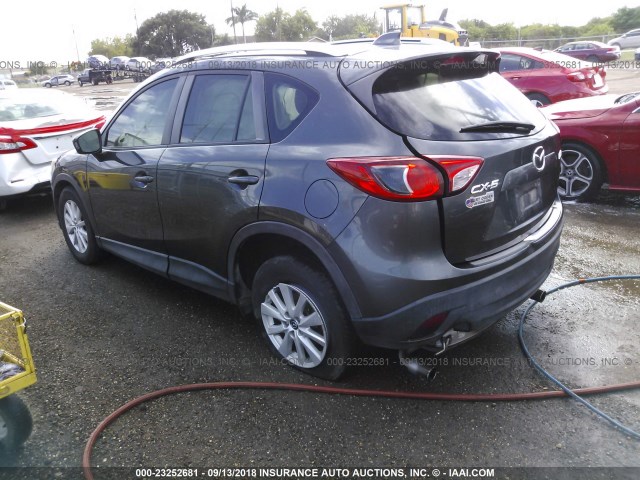 JM3KE2BE3E0342751 - 2014 MAZDA CX-5 SPORT GRAY photo 3