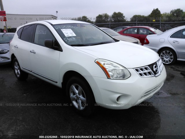 JN8AS5MT8CW288811 - 2012 NISSAN ROGUE S/SV WHITE photo 1