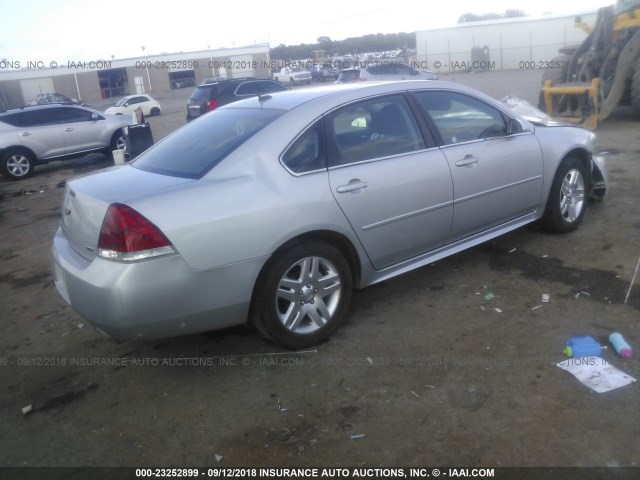 2G1WB5E3XF1151504 - 2015 CHEVROLET IMPALA LIMITED LT SILVER photo 4