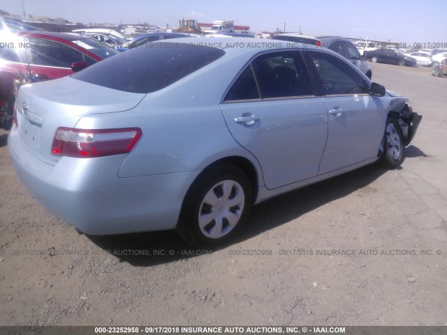 4T1BE46K27U714673 - 2007 TOYOTA CAMRY NEW GENERAT CE/LE/XLE/SE Light Blue photo 4