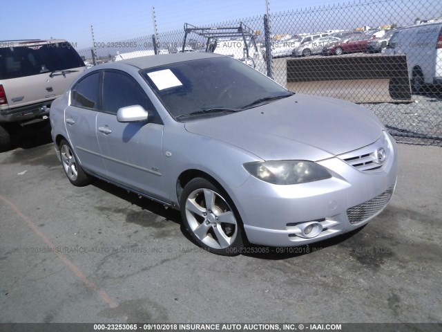 JM1BK123141165748 - 2004 MAZDA 3 S SILVER photo 1