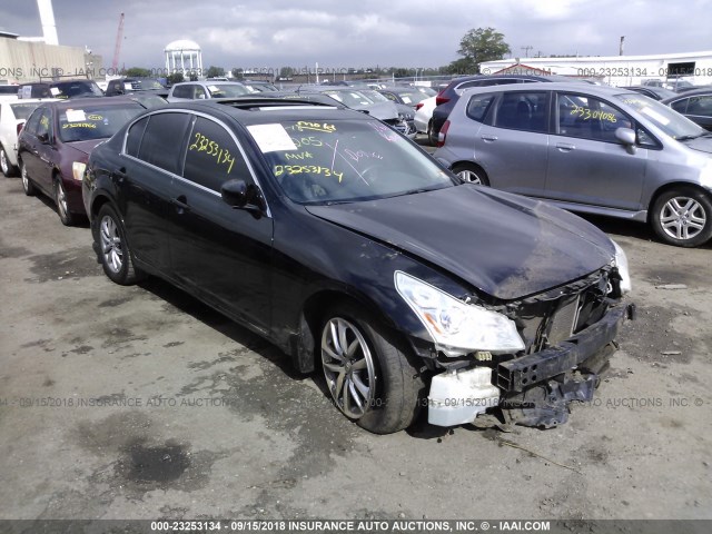 JNKCV61F39M350974 - 2009 INFINITI G37 BLACK photo 1