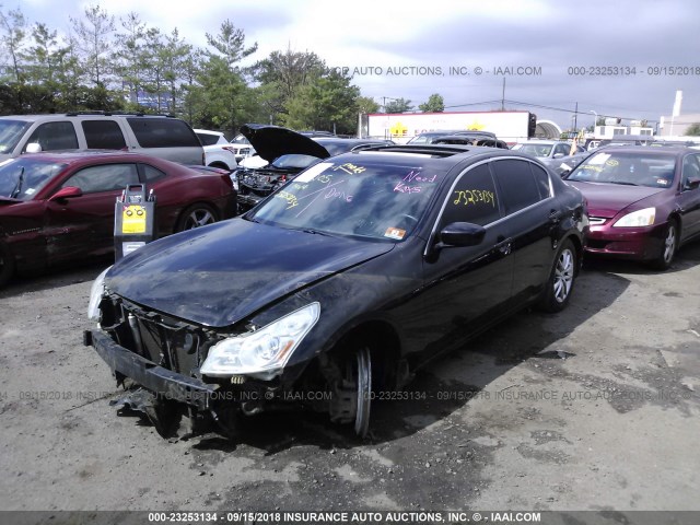 JNKCV61F39M350974 - 2009 INFINITI G37 BLACK photo 6