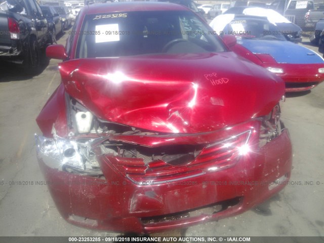 4T1BK46K59U077273 - 2009 TOYOTA CAMRY SE/LE/XLE RED photo 6