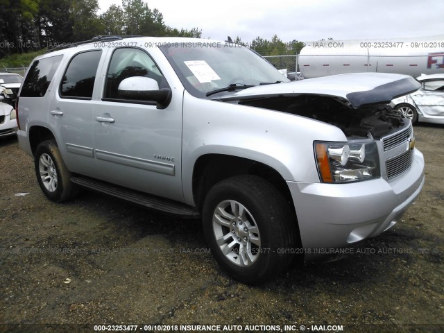 1GNSKBE07DR349978 - 2013 CHEVROLET TAHOE K1500 LT SILVER photo 1