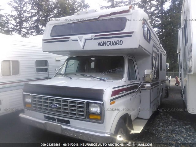 1FDKE30G4JHB50653 - 1989 VANGUARD MOTORHOME  TAN photo 2