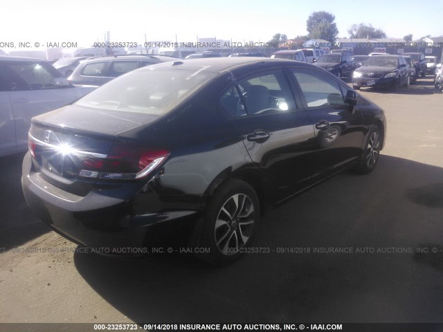19XFB2F93DE207453 - 2013 HONDA CIVIC EXL 黑色 照片 4