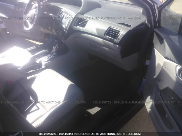 19XFB2F93DE207453 - 2013 HONDA CIVIC EXL 黑色 照片 5