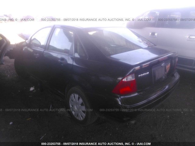 1FAFP34N97W364489 - 2007 FORD FOCUS ZX4/S/SE/SES BLACK photo 3