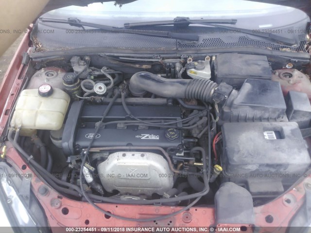 1FAFP3434YW361516 - 2000 FORD FOCUS SE/SE SPORT ORANGE photo 10