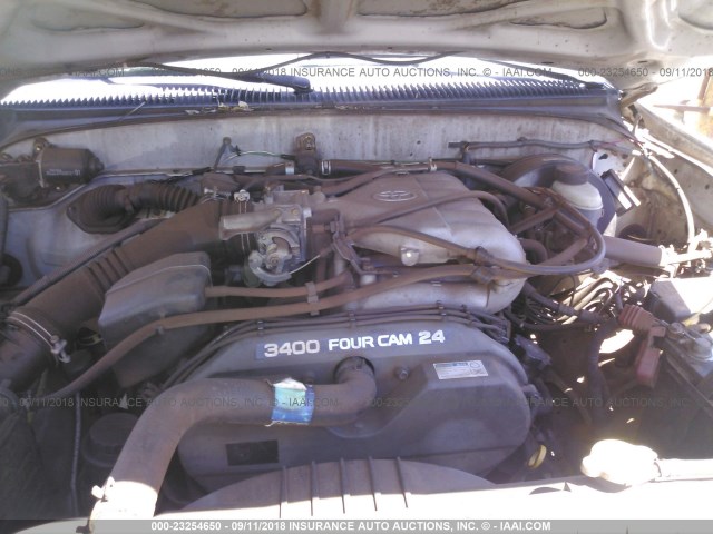 5TEHN72N42Z014265 - 2002 TOYOTA TACOMA DOUBLE CAB 银色 照片 10