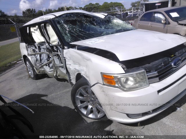 2FMGK5DC3ABA25724 - 2010 FORD FLEX LIMITED WHITE photo 1