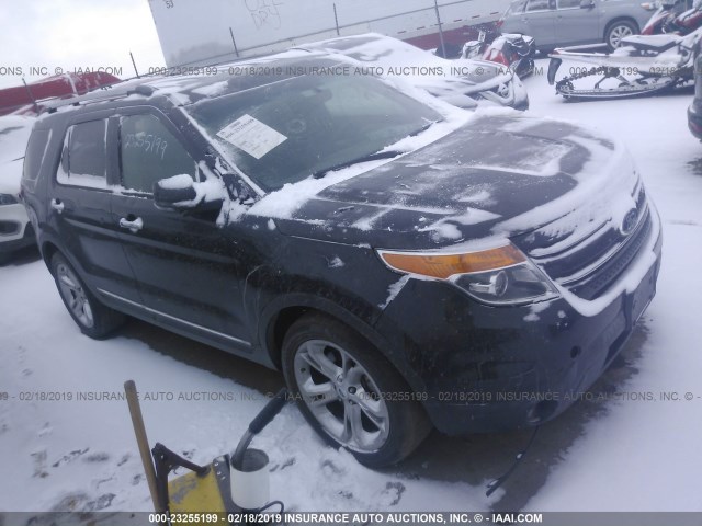 1FM5K7F88DGB59007 - 2013 FORD EXPLORER LIMITED BLACK photo 1