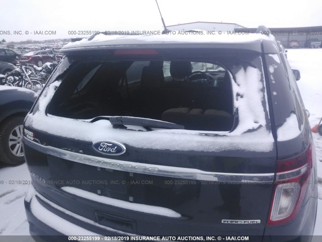 1FM5K7F88DGB59007 - 2013 FORD EXPLORER LIMITED BLACK photo 6