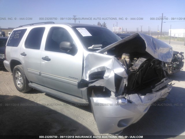 1GNMCAE37AR229586 - 2010 CHEVROLET TAHOE C1500  LS SILVER photo 1