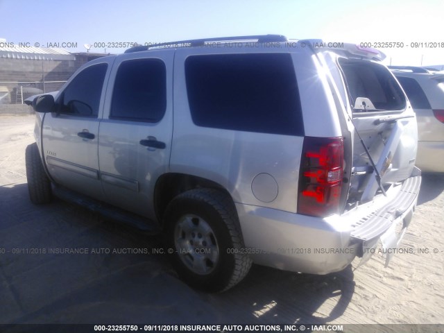 1GNMCAE37AR229586 - 2010 CHEVROLET TAHOE C1500  LS SILVER photo 3