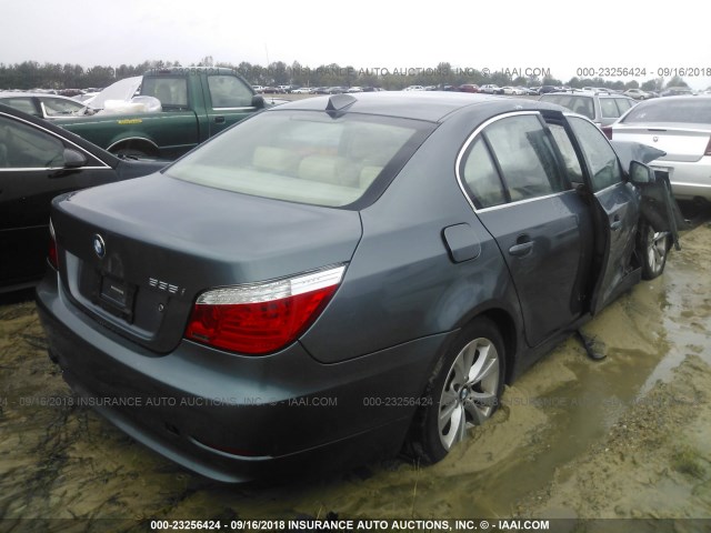 WBANV9C53AC139510 - 2010 BMW 535 XI BLUE photo 4